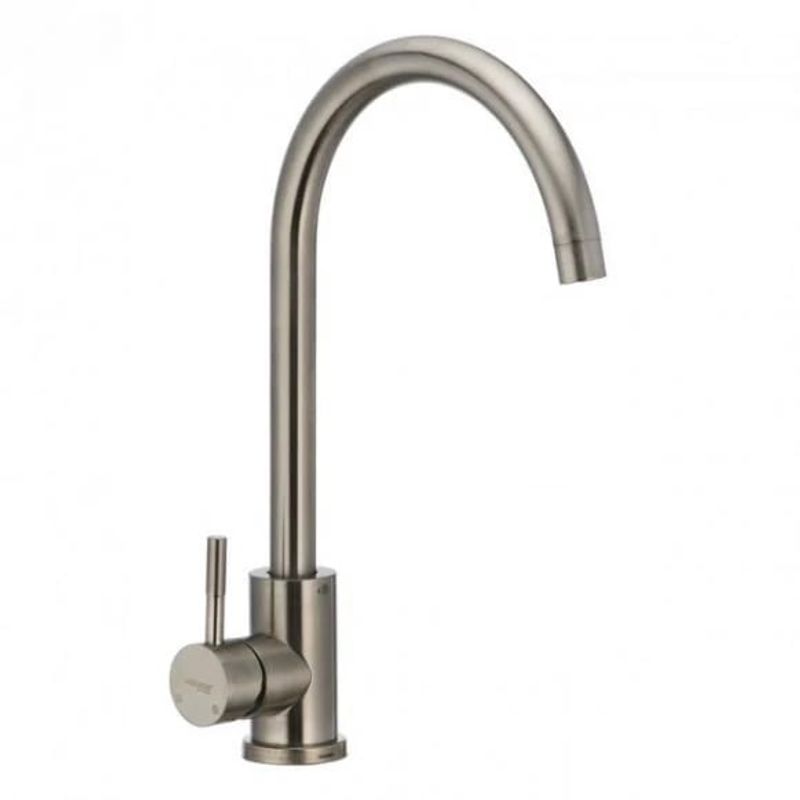 Casa si Gradina - Sanitare - Chiuveta bucatarie si accesorii - Chiuvete bucatarie - Set Masca Chiuveta Stejar 80 cm X 50 cm X 80 cm, chiuveta inox cuva stanga, baterie inox rotunda si sifon scurgere - Infinity.ro