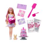 Jucarii, Copii si Bebe - Jucarii si jocuri - Papusi si accesorii - Papusi - Papusa cu accesorii surpriza Barbie, Party Unboxed, Pet Birthday - Infinity.ro