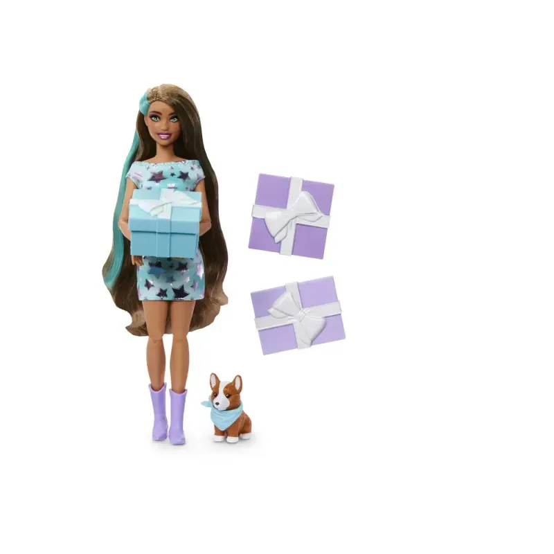 Jucarii, Copii si Bebe - Jucarii si jocuri - Papusi si accesorii - Papusi - Papusa cu accesorii surpriza Barbie, Party Unboxed - Infinity.ro