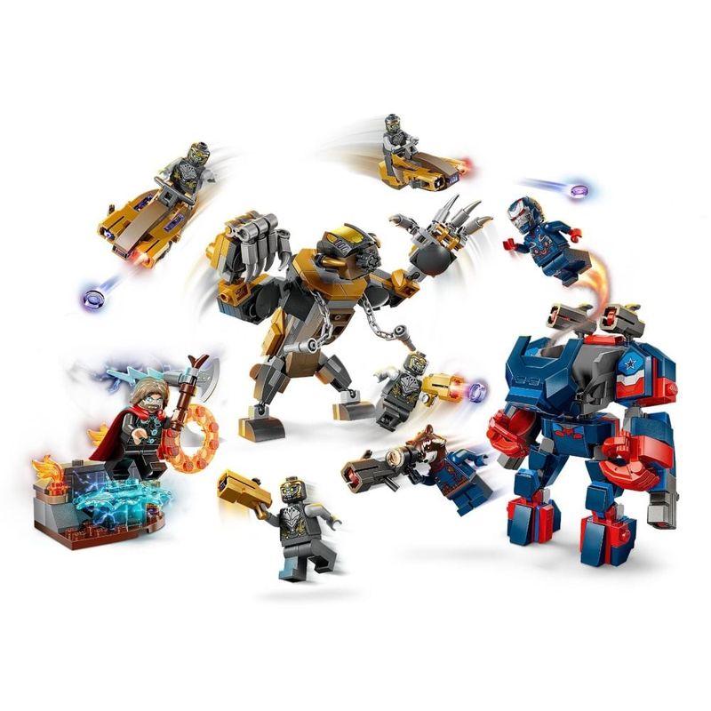 Jucarii, Copii si Bebe - Jucarii si jocuri - Seturi de constructie si cuburi - Seturi de constructie - LEGO Super Heroes Thor vs Chitauri din Razbunatorii: Sfarsitul jocului 76322 - Infinity.ro