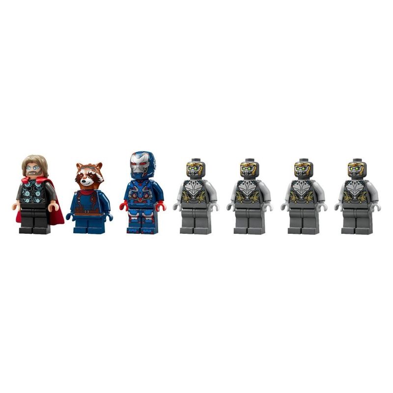 Jucarii, Copii si Bebe - Jucarii si jocuri - Seturi de constructie si cuburi - Seturi de constructie - LEGO Super Heroes Thor vs Chitauri din Razbunatorii: Sfarsitul jocului 76322 - Infinity.ro