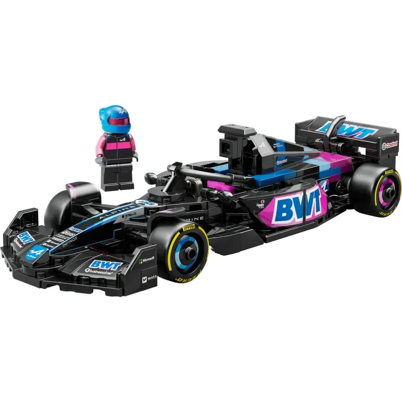 Jucarii, Copii si Bebe - Jucarii si jocuri - Seturi de constructie si cuburi - Seturi de constructie - LEGO Speed Champions Masina de curse BWT Alpine F1 Team A524, 77248 - Infinity.ro