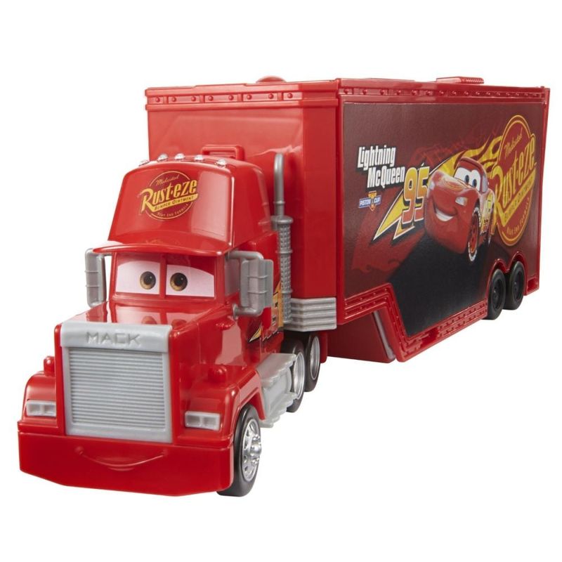 Jucarii, Copii si Bebe - Jucarii si jocuri - Vehicule si jucarii cu telecomanda - Utilaje constructie de jucarie - Set de joaca, Disney Cars, Camion Transformabil Mack - Infinity.ro