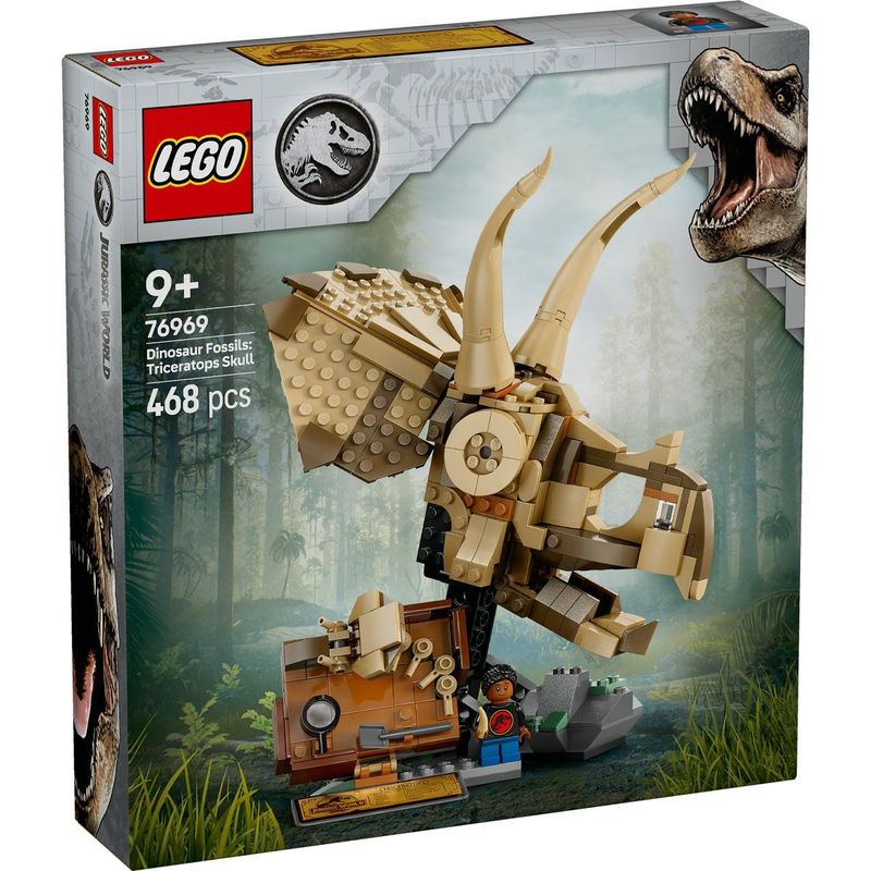 Jucarii, Copii si Bebe - Jucarii si jocuri - Seturi de constructie si cuburi - Seturi de constructie - LEGO Fosile de dinozaur craniu de Triceratops - Infinity.ro