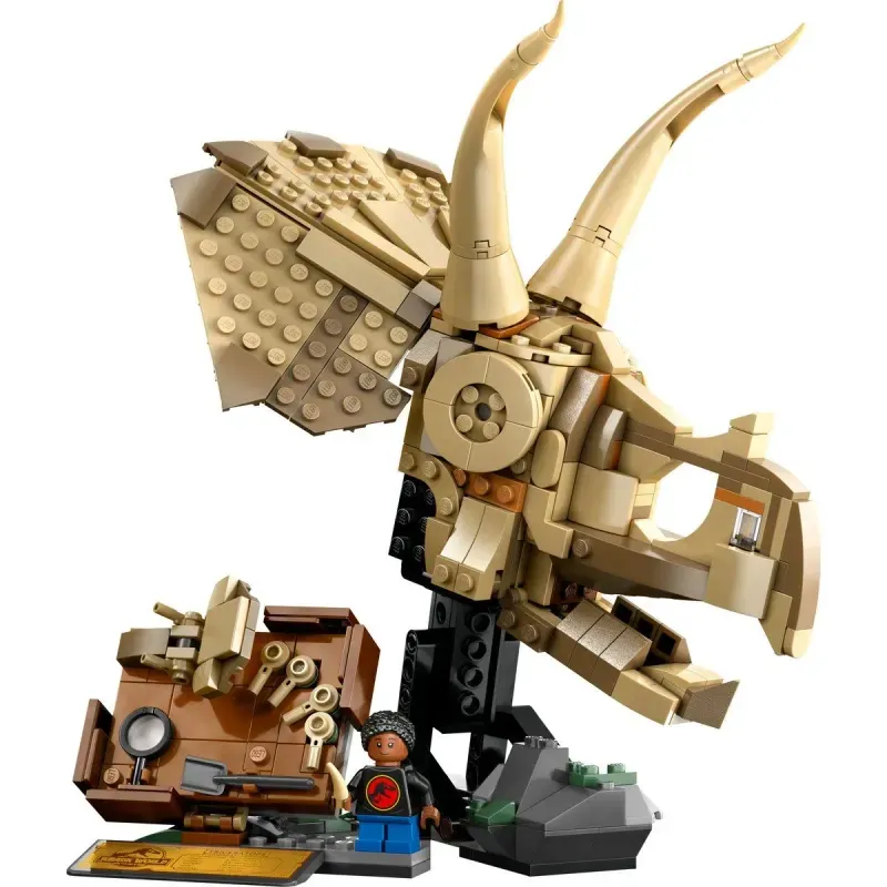Jucarii, Copii si Bebe - Jucarii si jocuri - Seturi de constructie si cuburi - Seturi de constructie - LEGO Fosile de dinozaur craniu de Triceratops - Infinity.ro