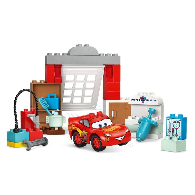 Jucarii, Copii si Bebe - Jucarii si jocuri - Seturi de constructie si cuburi - Seturi de constructie - LEGO DUPLO Vizita lui McQueen la garajul lui Doc - Infinity.ro