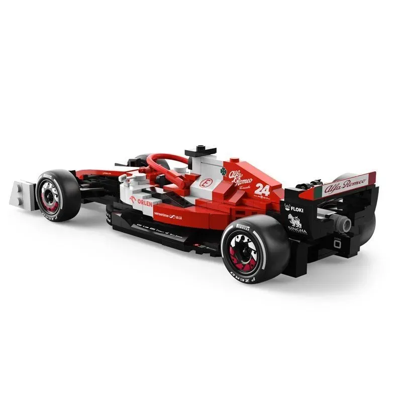 Jucarii, Copii si Bebe - Jucarii si jocuri - Seturi de constructie si cuburi - Seturi de constructie - Set constructie masinuta, Rastar, Alfa Romeo, F1 C42, 1:24, 340 piese - Infinity.ro
