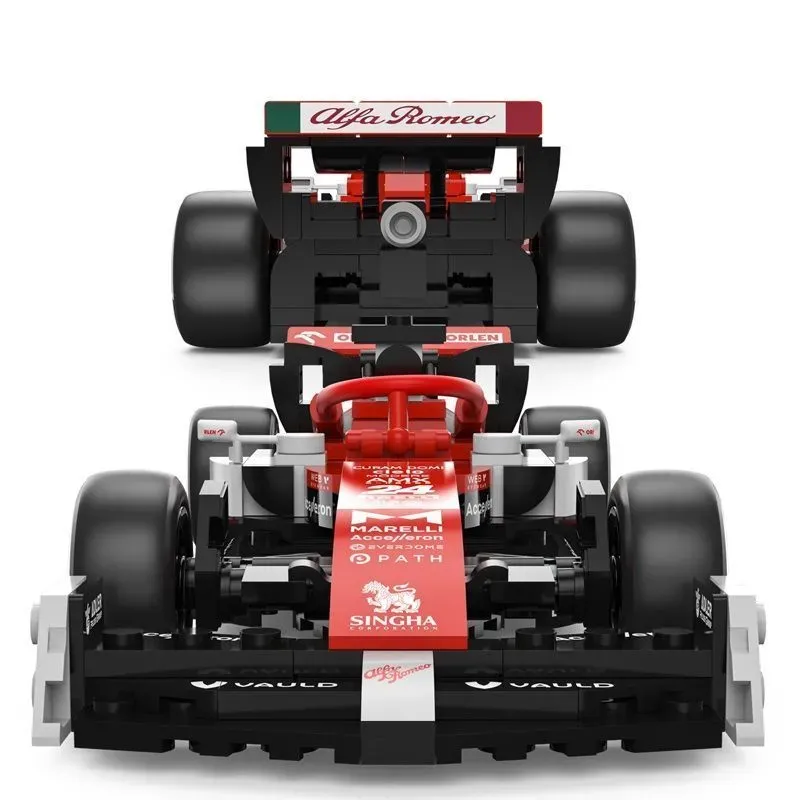 Jucarii, Copii si Bebe - Jucarii si jocuri - Seturi de constructie si cuburi - Seturi de constructie - Set constructie masinuta, Rastar, Alfa Romeo, F1 C42, 1:24, 340 piese - Infinity.ro