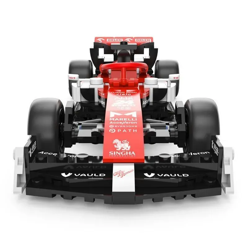 Jucarii, Copii si Bebe - Jucarii si jocuri - Seturi de constructie si cuburi - Seturi de constructie - Set constructie masinuta, Rastar, Alfa Romeo, F1 C42, 1:24, 340 piese - Infinity.ro