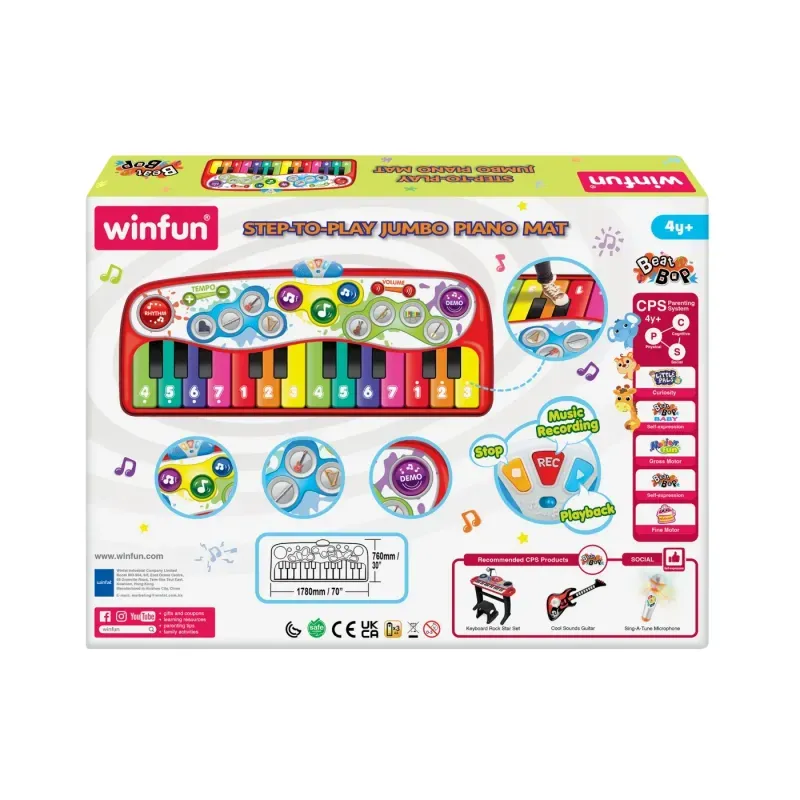 Jucarii, Copii si Bebe - Jucarii si jocuri - Jucarii bebelusi - Jucarii interactive bebelusi - Covoras interactiv cu sunete distractive si lumini - Infinity.ro