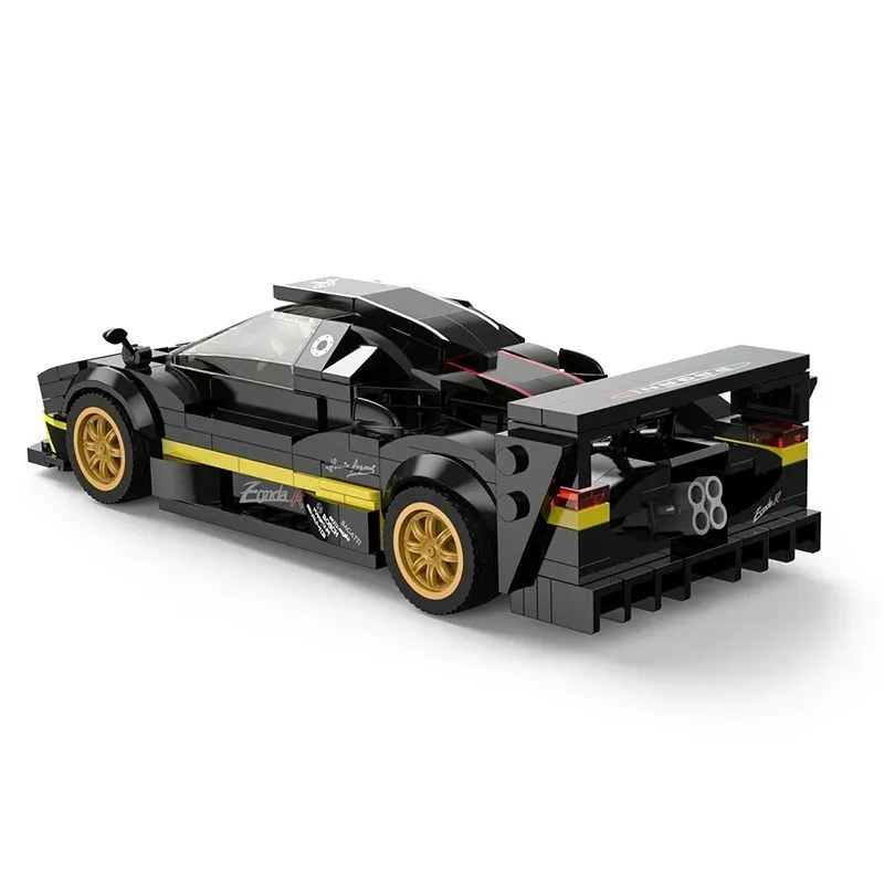 Jucarii, Copii si Bebe - Jucarii si jocuri - Seturi de constructie si cuburi - Seturi de constructie - Masinuta Construibila Pagani Zonda R Scara 1 la 28, 387 piese - Infinity.ro