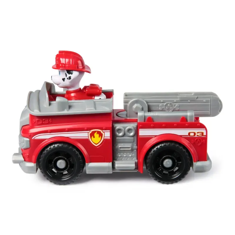 Jucarii, Copii si Bebe - Jucarii si jocuri - Vehicule si jucarii cu telecomanda - Masinute - Camion de pompieri cu figurina, Paw Patrol, Marshall - Infinity.ro
