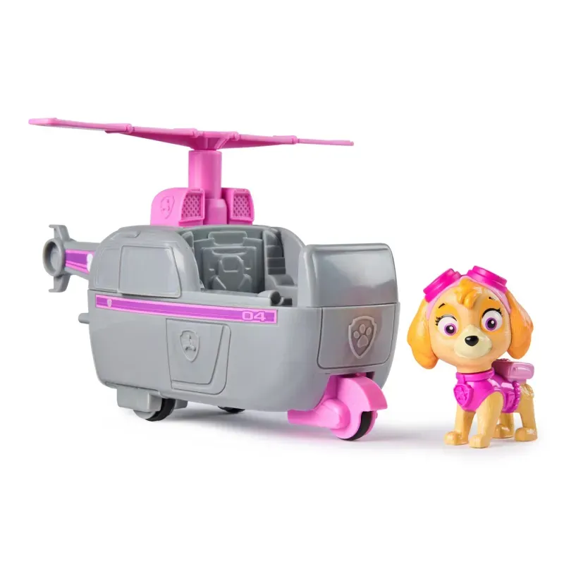 Jucarii, Copii si Bebe - Jucarii si jocuri - Vehicule si jucarii cu telecomanda - Masinute - Elicopter cu figurina, Paw Patrol, Skye - Infinity.ro