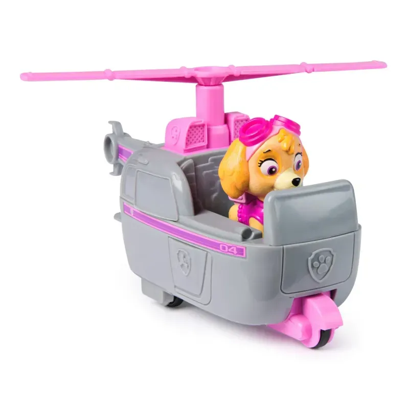 Jucarii, Copii si Bebe - Jucarii si jocuri - Vehicule si jucarii cu telecomanda - Masinute - Elicopter cu figurina, Paw Patrol, Skye - Infinity.ro