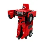 Jucarii, Copii si Bebe - Jucarii si jocuri - Vehicule si jucarii cu telecomanda - Masinute - Masinuta metalica convertibila Land Rover Defender Rosu cu scara 1:32 - Infinity.ro