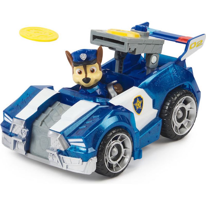 Jucarii, Copii si Bebe - Jucarii si jocuri - Vehicule si jucarii cu telecomanda - Masinute - Set 2 Vehicule cu Figurine Paw Patrol Mighty Movie, Chase si Skye - Infinity.ro