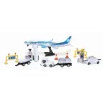 Jucarii, Copii si Bebe - Jucarii si jocuri - Vehicule si jucarii cu telecomanda - Elicoptere, avioane si nave de jucarie - Set aeroport avion alb - Infinity.ro