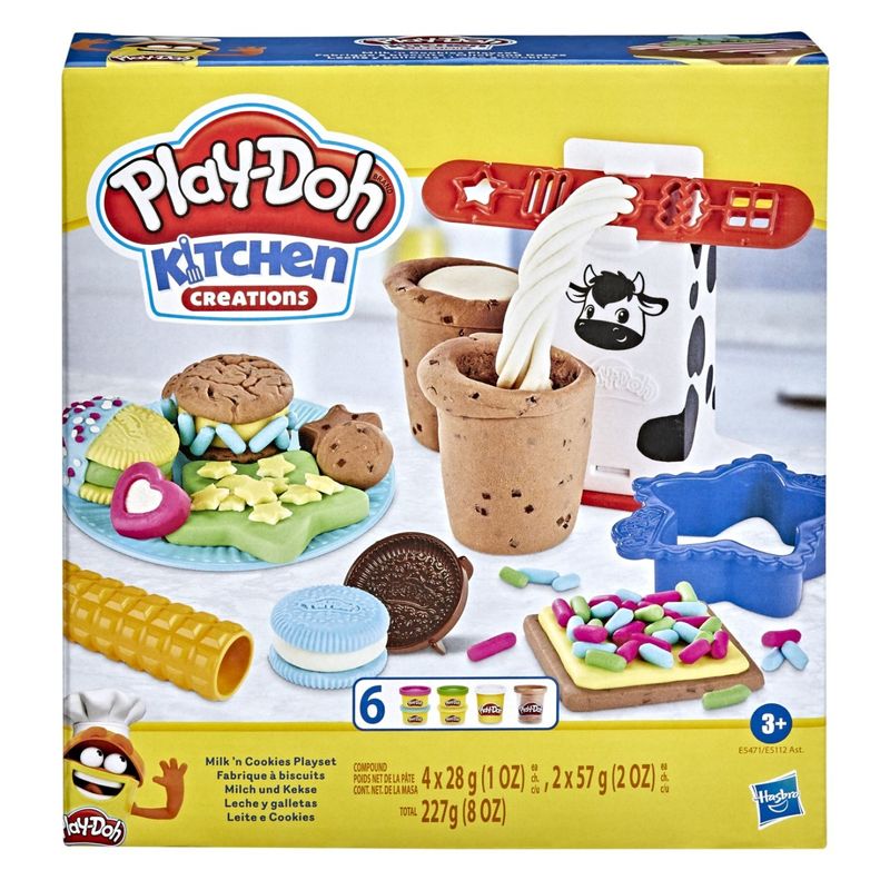 Jucarii, Copii si Bebe - Jucarii si jocuri - Jucarii & jocuri educative - Pasta, lut si nisip modelabil - Set de gatit Fursecuri Play Doh - Infinity.ro