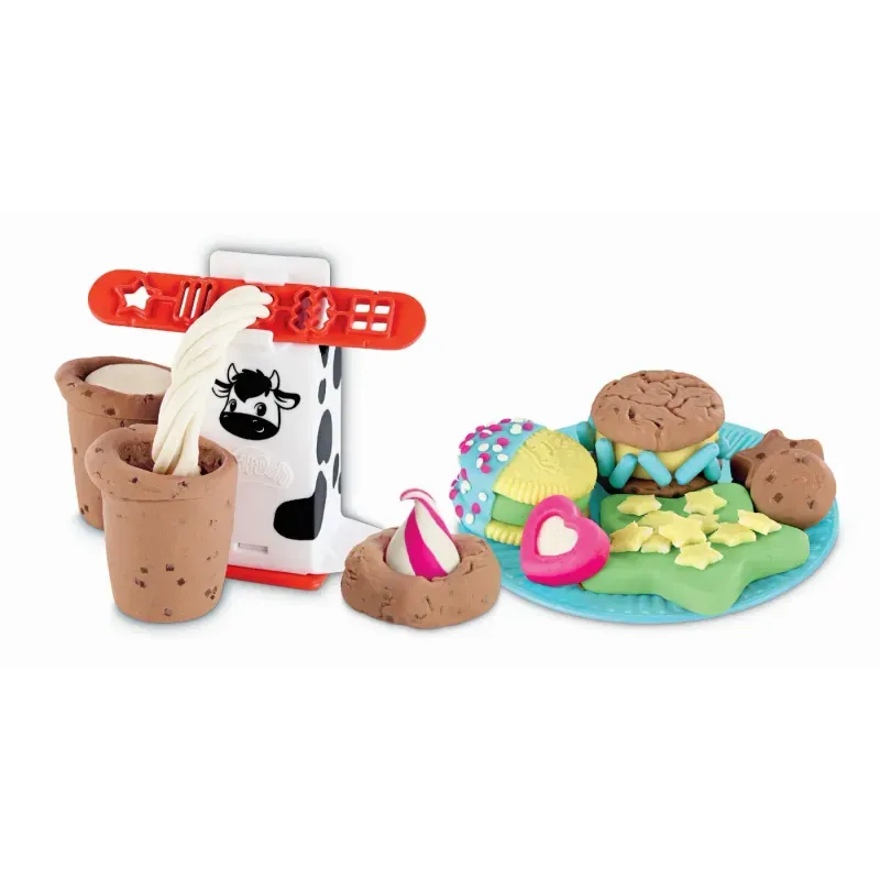 Jucarii, Copii si Bebe - Jucarii si jocuri - Jucarii & jocuri educative - Pasta, lut si nisip modelabil - Set de gatit Fursecuri Play Doh - Infinity.ro