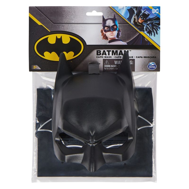 Jucarii, Copii si Bebe - Jucarii si jocuri - Jucarii de rol - Masti si costume copii - Set de joaca masca si pelerina, Batman - Infinity.ro