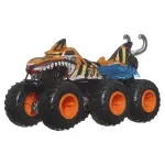 Jucarii, Copii si Bebe - Jucarii si jocuri - Vehicule si jucarii cu telecomanda - Masinute - Masinuta metalica Mattel, Tiger Shark, Colectia Hot Wheels Monster Truck Big Rigs, Cu 6 roti, Scara 1:64 - Infinity.ro