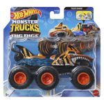 Jucarii, Copii si Bebe - Jucarii si jocuri - Vehicule si jucarii cu telecomanda - Masinute - Masinuta metalica Mattel, Tiger Shark, Colectia Hot Wheels Monster Truck Big Rigs, Cu 6 roti, Scara 1:64 - Infinity.ro