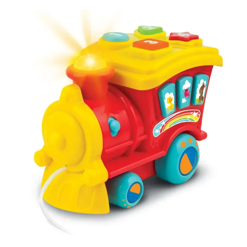 Jucarii, Copii si Bebe - Jucarii si jocuri - Jucarii bebelusi - Jucarii interactive bebelusi - Trenulet cu sunete pentru bebelusi - Infinity.ro