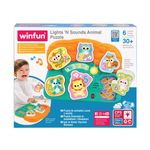 Jucarii, Copii si Bebe - Jucarii si jocuri - Jucarii bebelusi - Jucarii interactive bebelusi - Jucarie interactiva Puzzle cu Animale si Sunete pentru bebelusi - Infinity.ro