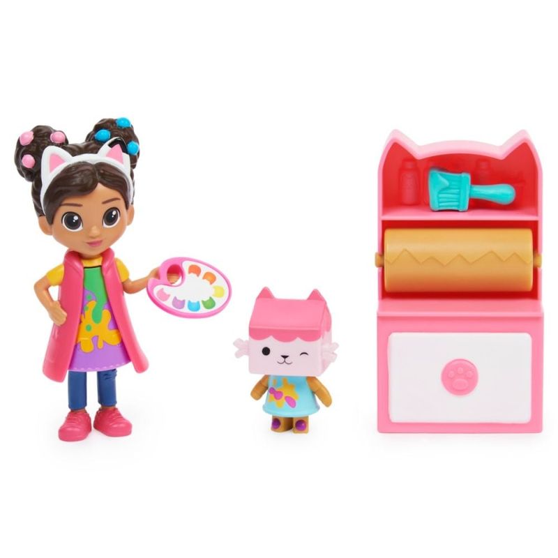 Jucarii, Copii si Bebe - Jucarii si jocuri - Papusi si accesorii - Papusi - Set de joaca, Gabby's Dollhouse, Studioul de arta al lui Gabby - Infinity.ro