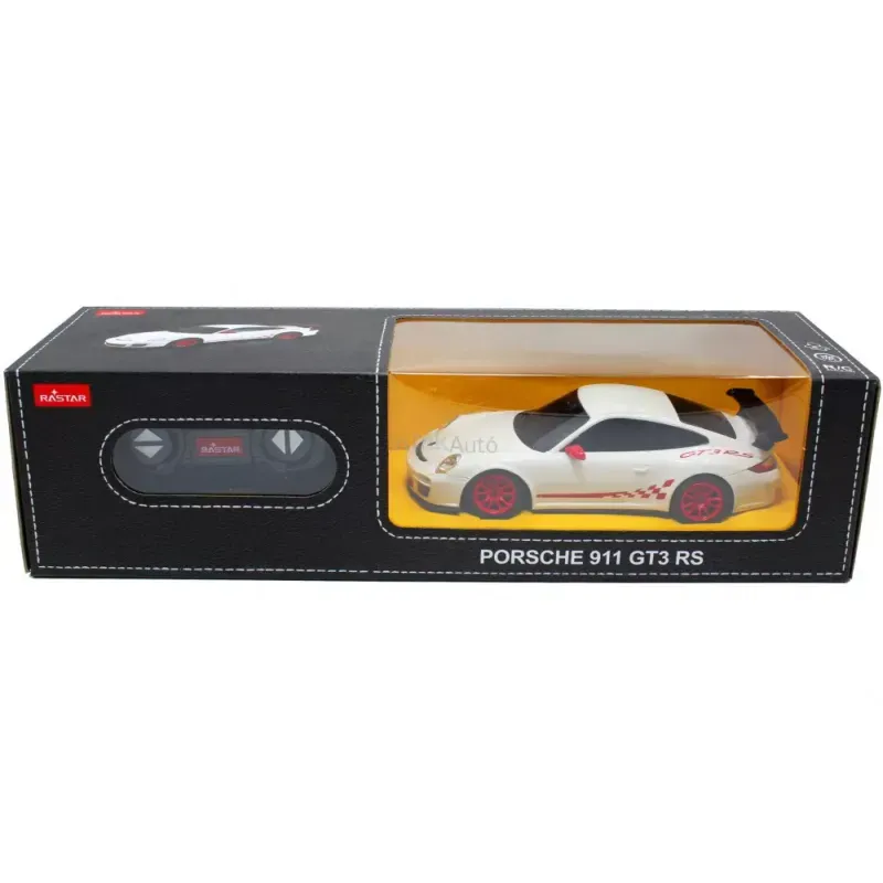 Jucarii, Copii si Bebe - Jucarii si jocuri - Vehicule si jucarii cu telecomanda - Masinute - Masina cu telecomanda Porsche GT3 RS alb, scara 1:24 - Infinity.ro