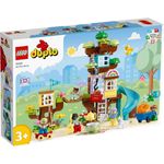 Jucarii, Copii si Bebe - Jucarii si jocuri - Seturi de constructie si cuburi - Seturi de constructie - LEGO DUPLO Casa din copac 3 in 1, 10993 - Infinity.ro