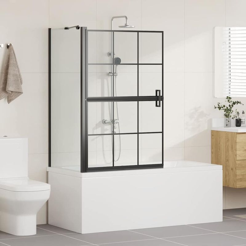 Casa si Gradina - Sanitare - Cazi si cabine de dus - Cabine dus - Ecran de baie pentru dus Manual 80 x 67 x 129.5 cm - Infinity.ro