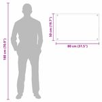 Casa si Gradina - Sanitare - Chiuveta bucatarie si accesorii - Accesorii chiuvete - Spate de bucatarie Alb 80 x 50 x 0.8 cm sticla securizata - Infinity.ro