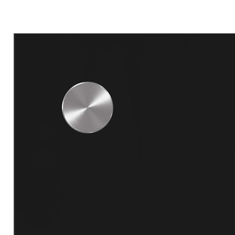 Casa si Gradina - Sanitare - Chiuveta bucatarie si accesorii - Accesorii chiuvete - Spate de bucatarie Negru 80 x 50 x 0.8 cm sticla securizata - Infinity.ro