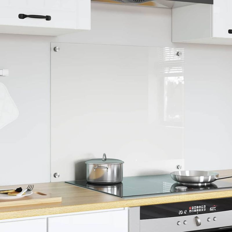 Casa si Gradina - Sanitare - Chiuveta bucatarie si accesorii - Accesorii chiuvete - Spate de bucatarie Transparent 70 x 60 x 0.8 cm - Infinity.ro