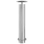 Casa si Gradina - Termice - Sobe, Seminee si accesorii - Accesorii seminee si sobe - Extensie pentru semineu Argintiu 35 x 35 x 132 cm - Infinity.ro