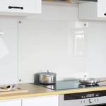 Casa si Gradina - Sanitare - Chiuveta bucatarie si accesorii - Accesorii chiuvete - Spate de bucatarie Transparent 80 x 60 x 0.8 cm - Infinity.ro