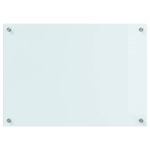 Casa si Gradina - Sanitare - Chiuveta bucatarie si accesorii - Accesorii chiuvete - Spate de bucatarie Alb 70 x 50 x 0.8 cm sticla securizata - Infinity.ro