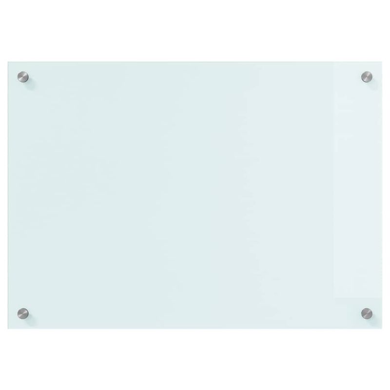 Casa si Gradina - Sanitare - Chiuveta bucatarie si accesorii - Accesorii chiuvete - Spate de bucatarie Alb 70 x 50 x 0.8 cm sticla securizata - Infinity.ro