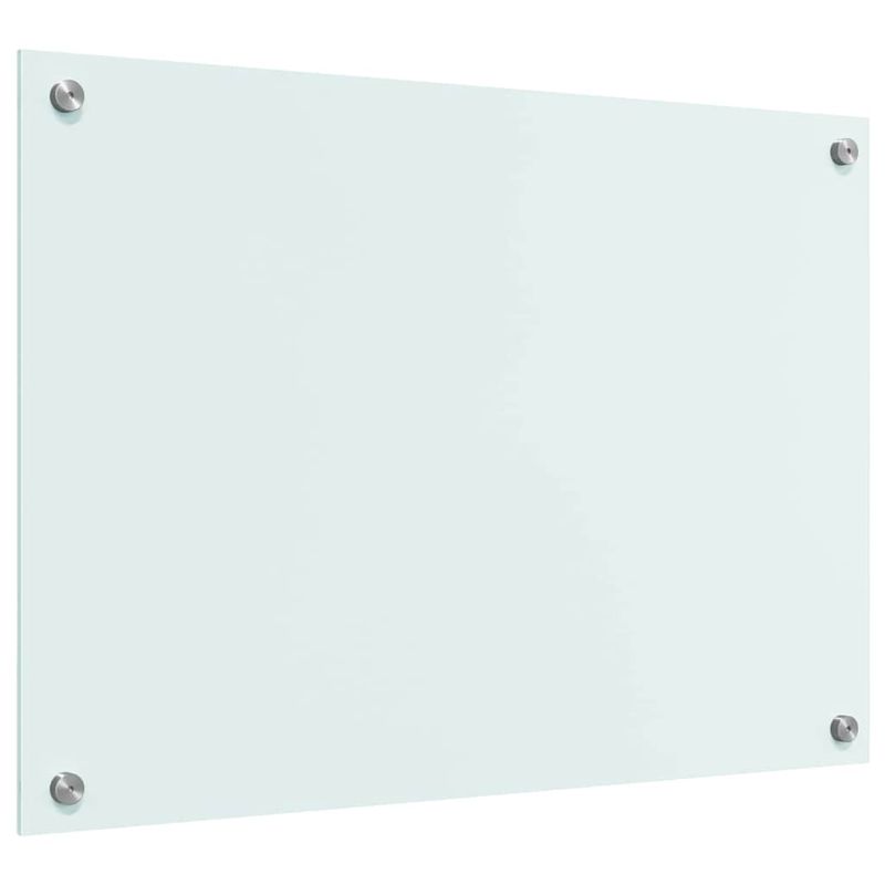 Casa si Gradina - Sanitare - Chiuveta bucatarie si accesorii - Accesorii chiuvete - Spate de bucatarie Alb 70 x 50 x 0.8 cm sticla securizata - Infinity.ro