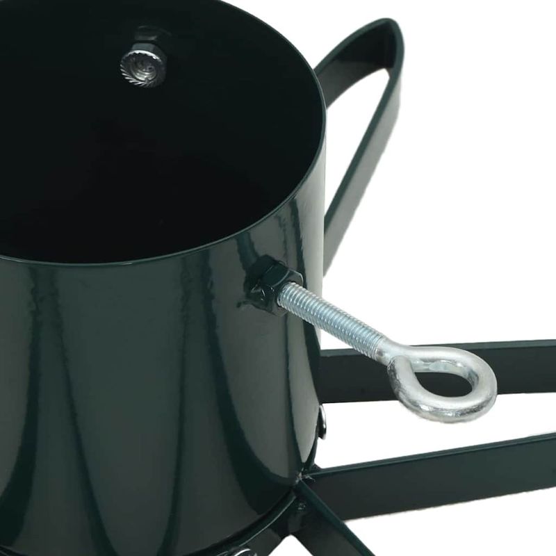 Casa si Gradina - Decoratiuni - Decoratiuni de sezon - Suport pentru brad de Craciun 1.73 Verde 49 x 49 x 15,5 cm Otel - Infinity.ro