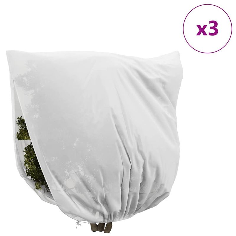 Casa si Gradina - Gradinarit si plante - Unelte gradinarit - Accesorii pentru unelte gradinarit - Huse din fleece pentru protectia plantelor impotriva inghetului 3 pcs - Infinity.ro