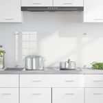 Casa si Gradina - Sanitare - Chiuveta bucatarie si accesorii - Accesorii chiuvete - Spate de bucatarie Transparent 100 x 50 x 0.8 cm - Infinity.ro