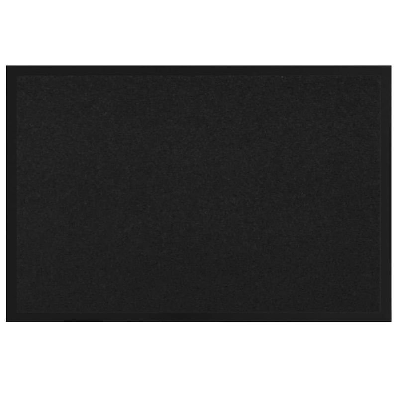 Casa si Gradina - Textile si covoare - Covoare - Covoare casa - Covoras de intrare Negru 80 x 120 cm Tesatura Teddy - Infinity.ro