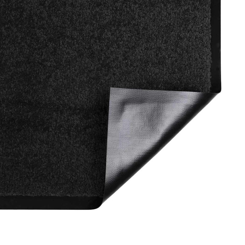Casa si Gradina - Textile si covoare - Covoare - Covoare casa - Covoras de intrare Negru 80 x 120 cm Tesatura Teddy - Infinity.ro