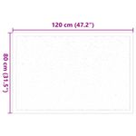 Casa si Gradina - Textile si covoare - Covoare - Covoare casa - Covoras de intrare Negru 80 x 120 cm Tesatura Teddy - Infinity.ro