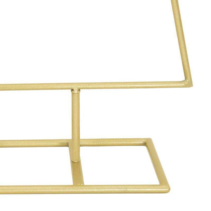 Casa si Gradina - Decoratiuni - Decoratiuni de sezon - Pom de Craciun din metal Auriu 90 cm Otel vopsit in pulbere - Infinity.ro