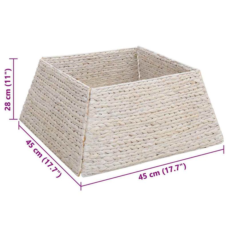 Casa si Gradina - Decoratiuni - Decoratiuni de sezon - Guler pentru Pomul de Craciun Alb 60 x 60 x 28 cm - Infinity.ro