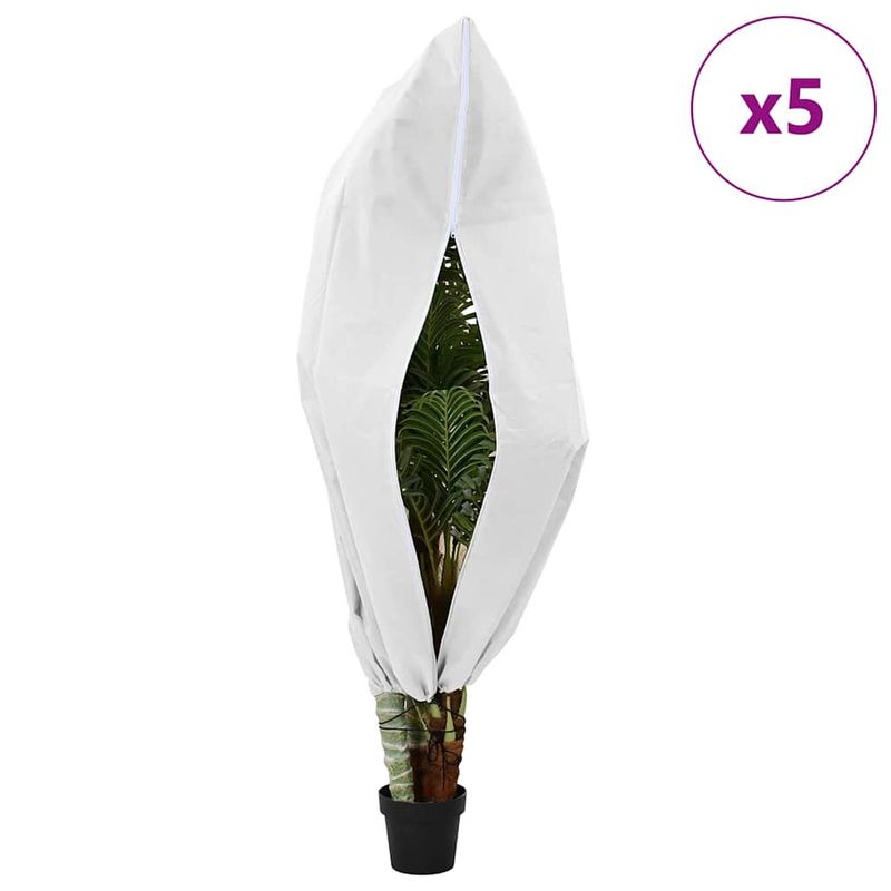 Casa si Gradina - Gradinarit si plante - Unelte gradinarit - Accesorii pentru unelte gradinarit - Huse din fleece pentru protectia plantelor impotriva inghetului 5 pcs - Infinity.ro