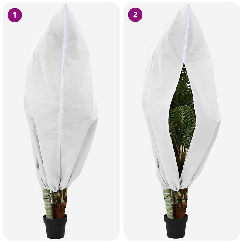Casa si Gradina - Gradinarit si plante - Unelte gradinarit - Accesorii pentru unelte gradinarit - Huse din fleece pentru protectia plantelor impotriva inghetului 5 pcs - Infinity.ro